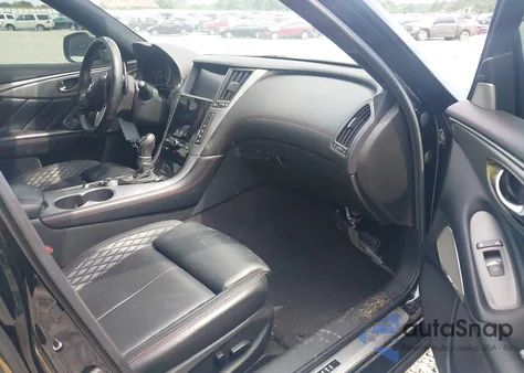 2018 Infiniti Q50 3.0T Red Sport 400 from USA, damaged, VIN JN1FV7AR2JM481061